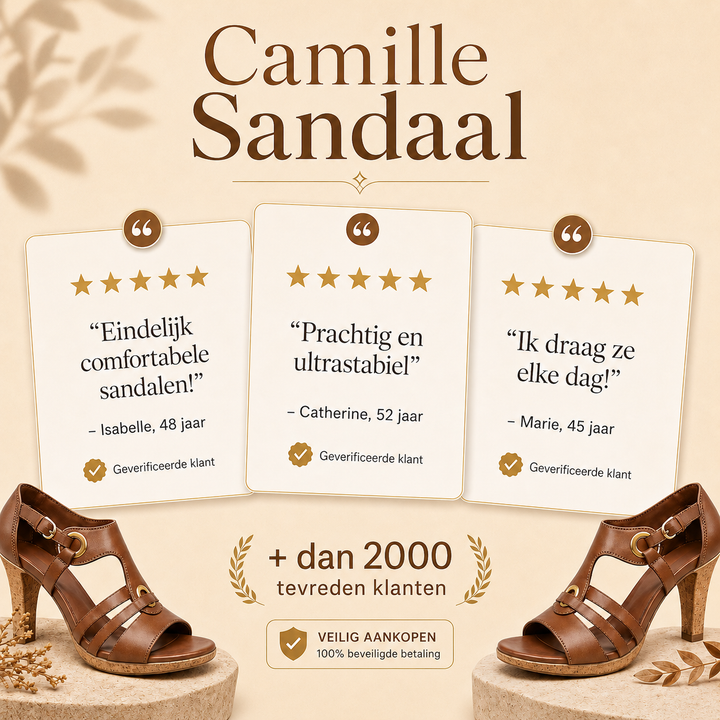 Camille Sandaal - Stabiliteit Comfort