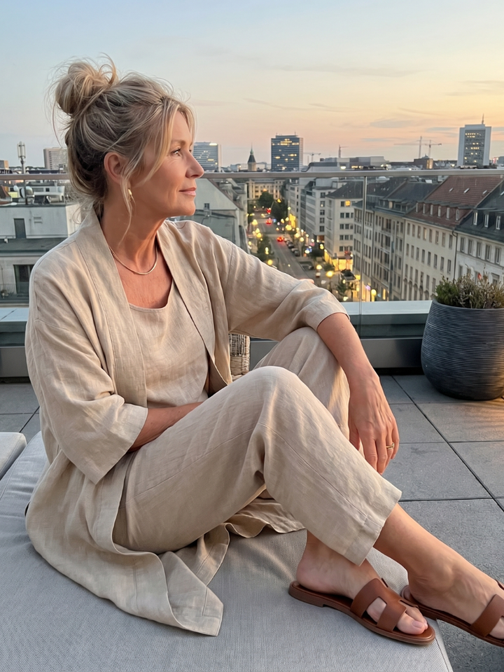 Yael - Drie-delige Relaxed Top Broek Set