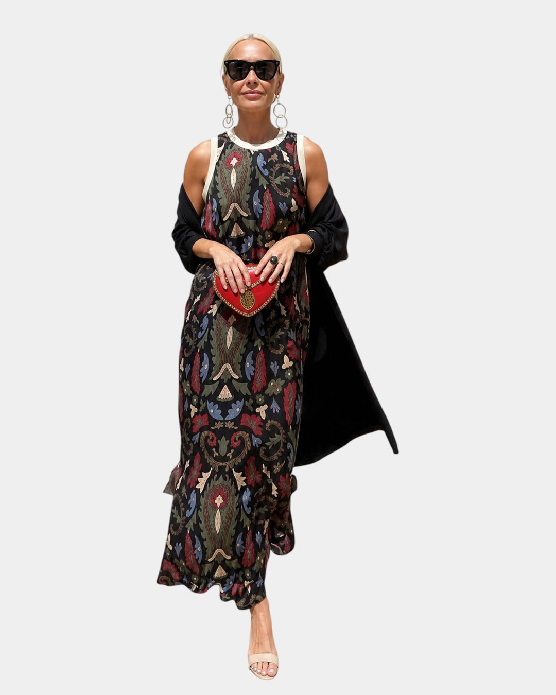 Lynette - Set met jurk en lichte gilet