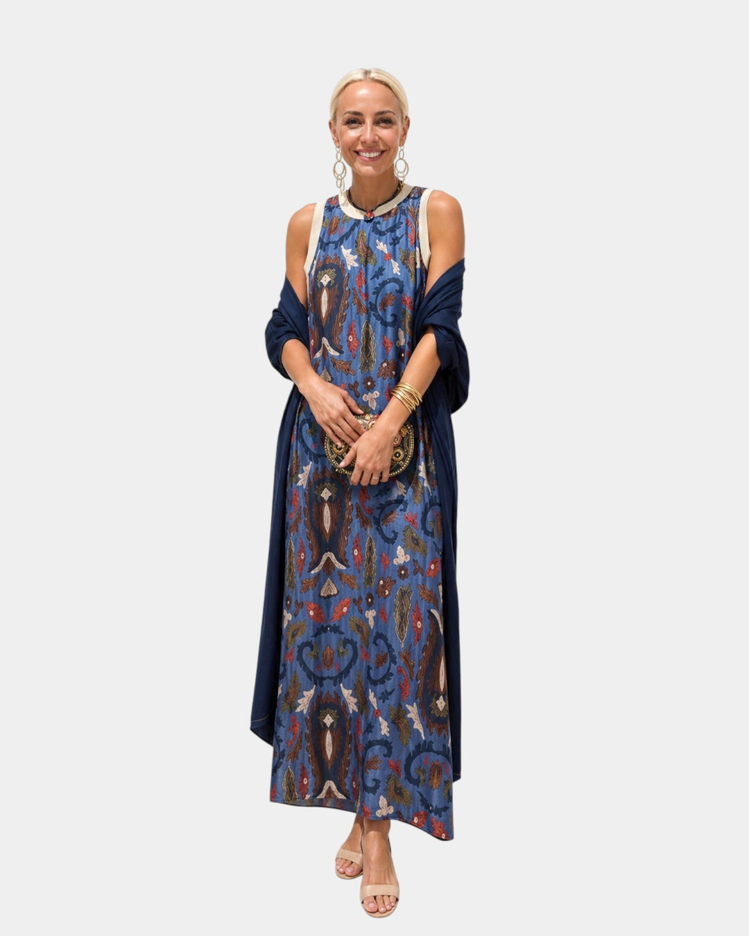 Lynette - Set met jurk en lichte gilet