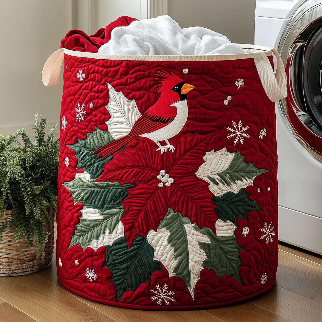 Gevoerde wasmand Poinsettia Cardinal