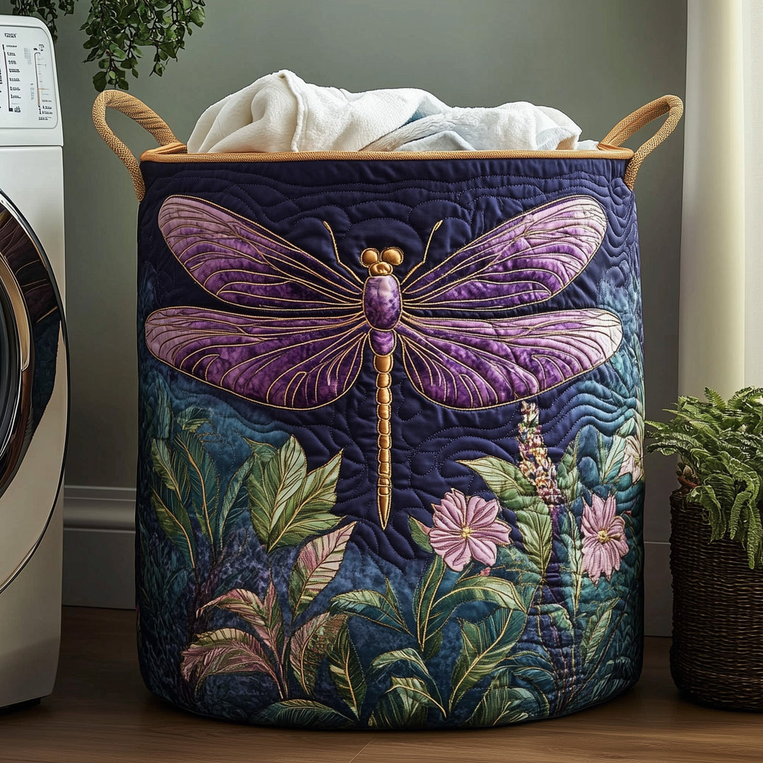 Elegante gestoffeerde wasmand Libelle