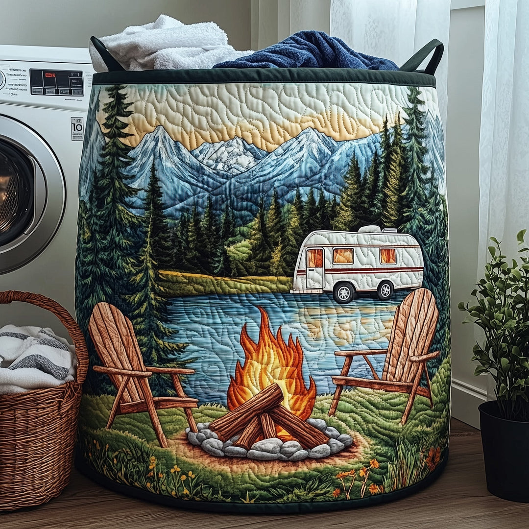 Gekleed Wasmand Camping Vibe