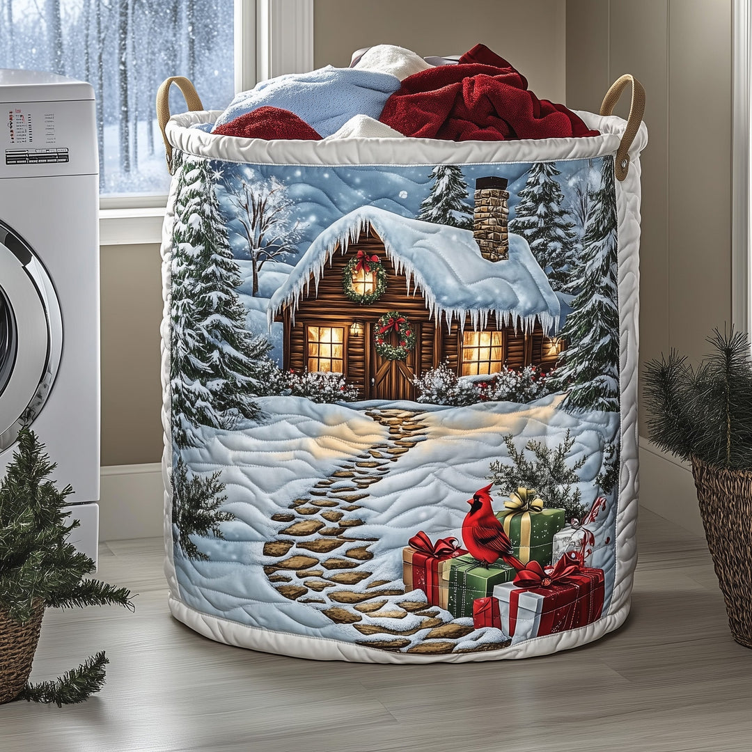 Gevoerde wasmand Snow Cabin