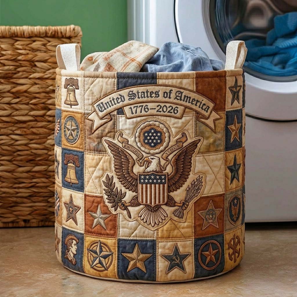 Gevoerde wasmand Heritage Eagle Crest