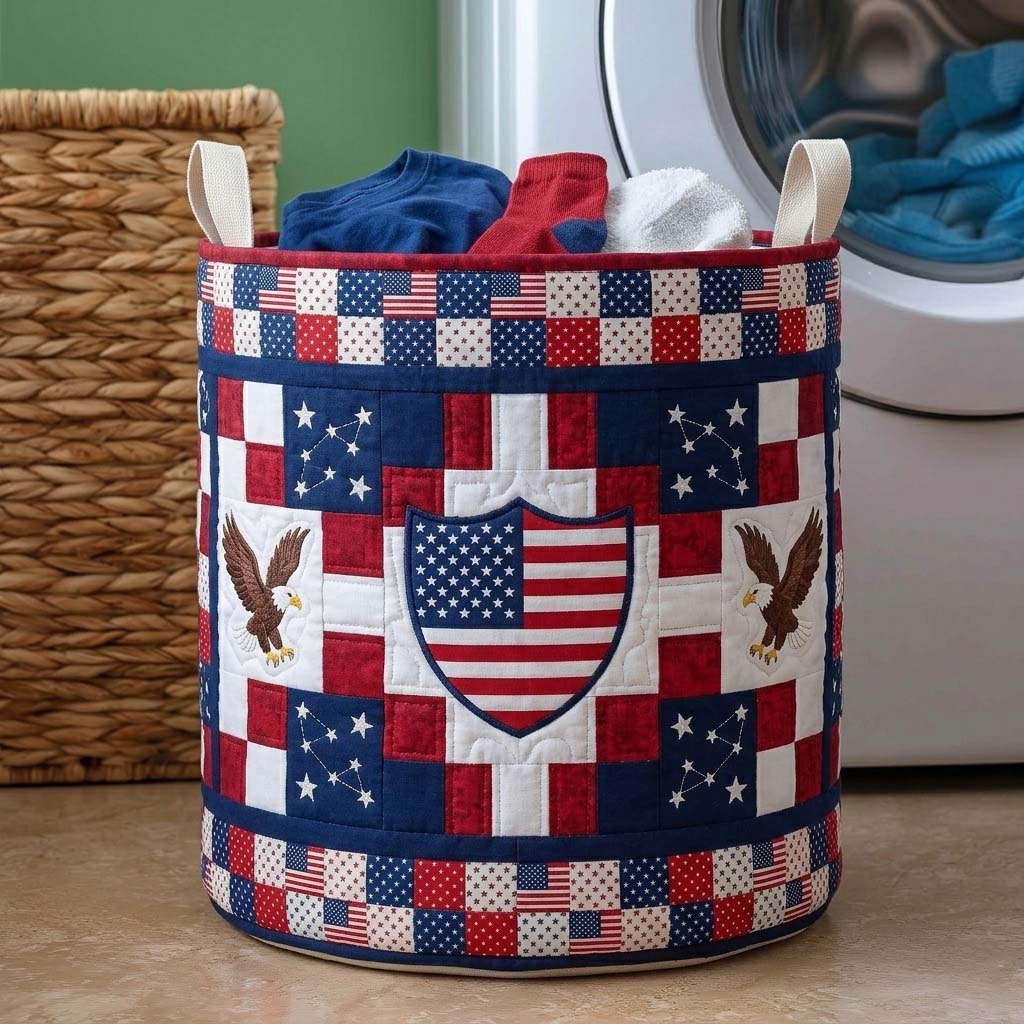 Patriot Star Gewatteerde Wasmand