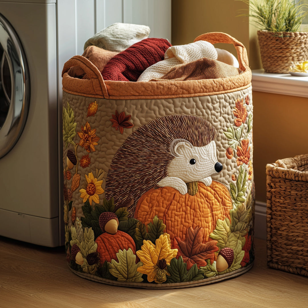 Herfst Igel Gewatteerde Wasmand