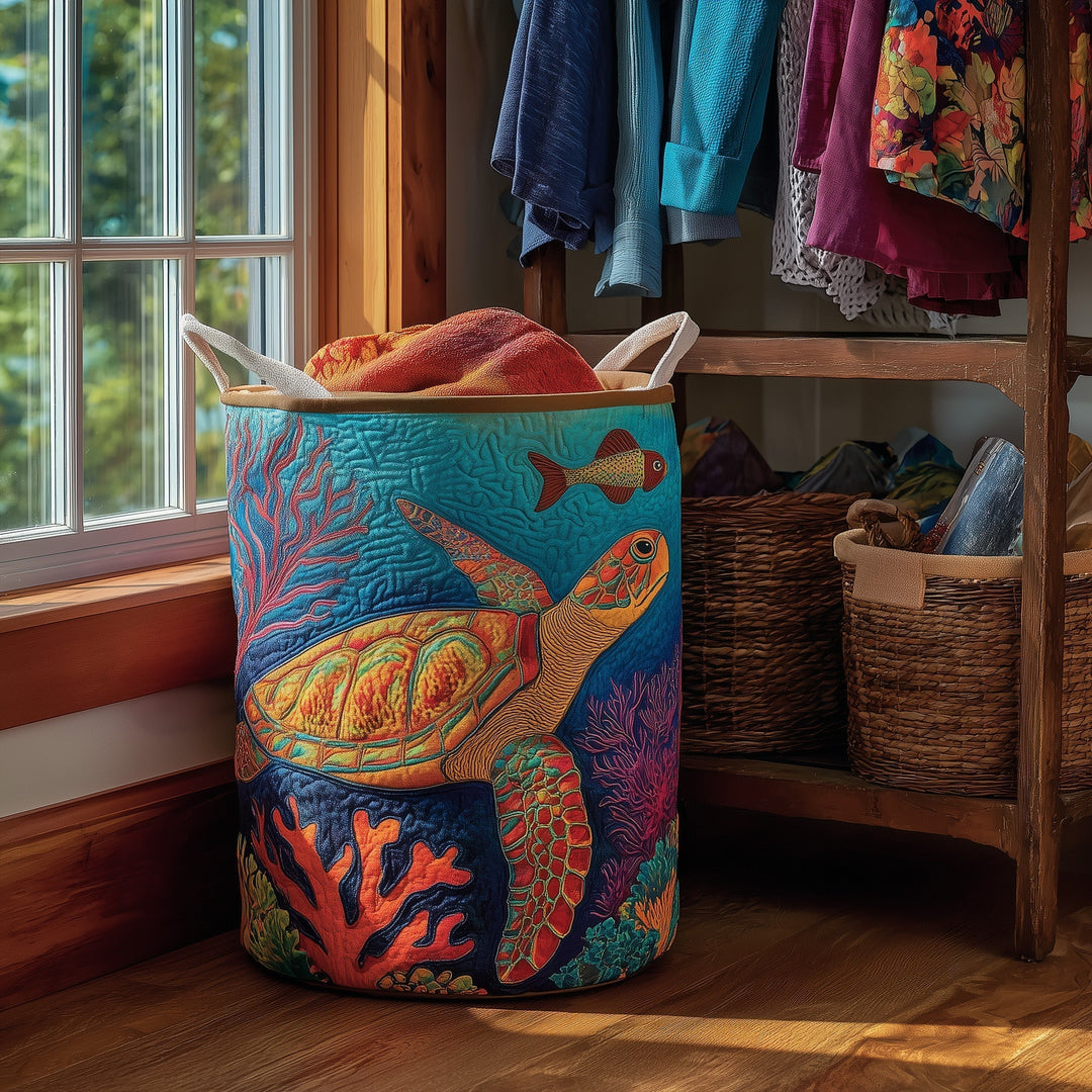 Gequilt Wasmand Schildpad