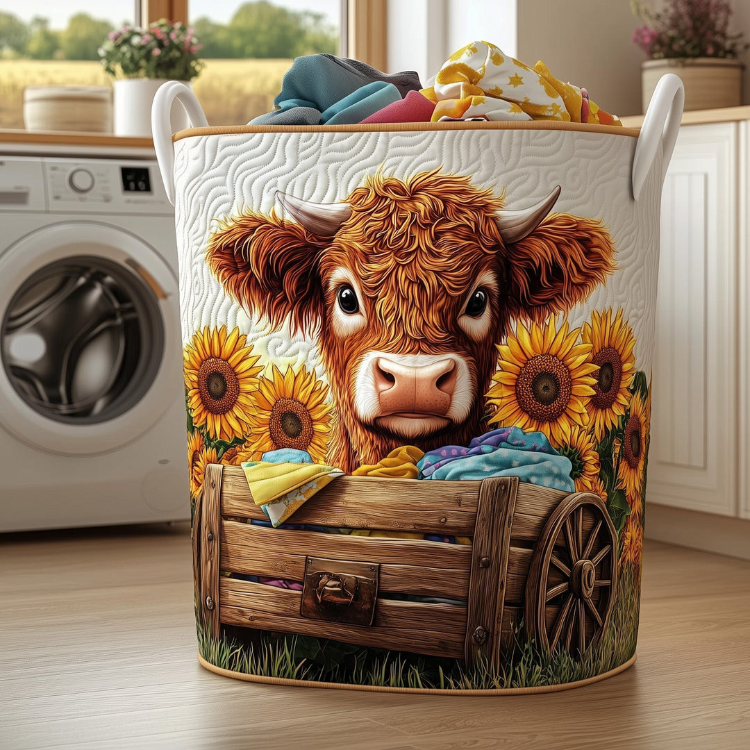 Gevoerde Wasmand Hoogland Koe