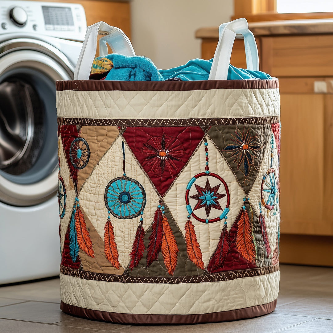Gevoerde wasmand dromenvanger Tribal Soul