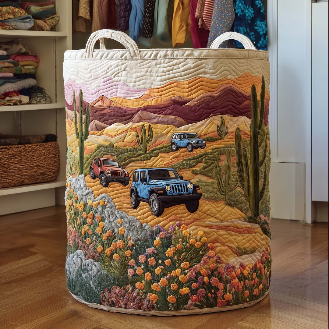 Cactus Sunset Gewatteerde Wasmand