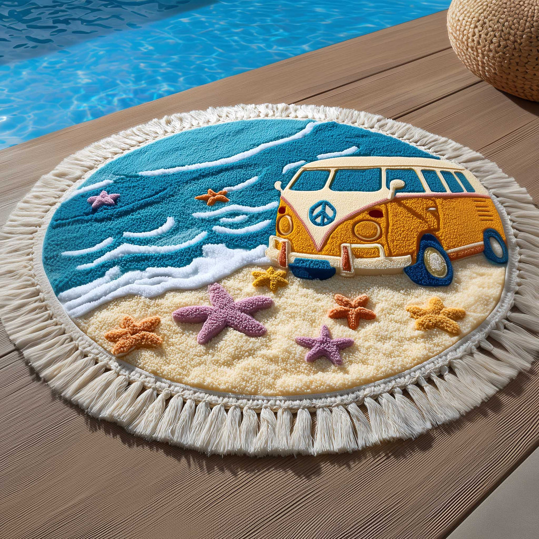 Gratis Spirit Van Ronde Strandhanddoek