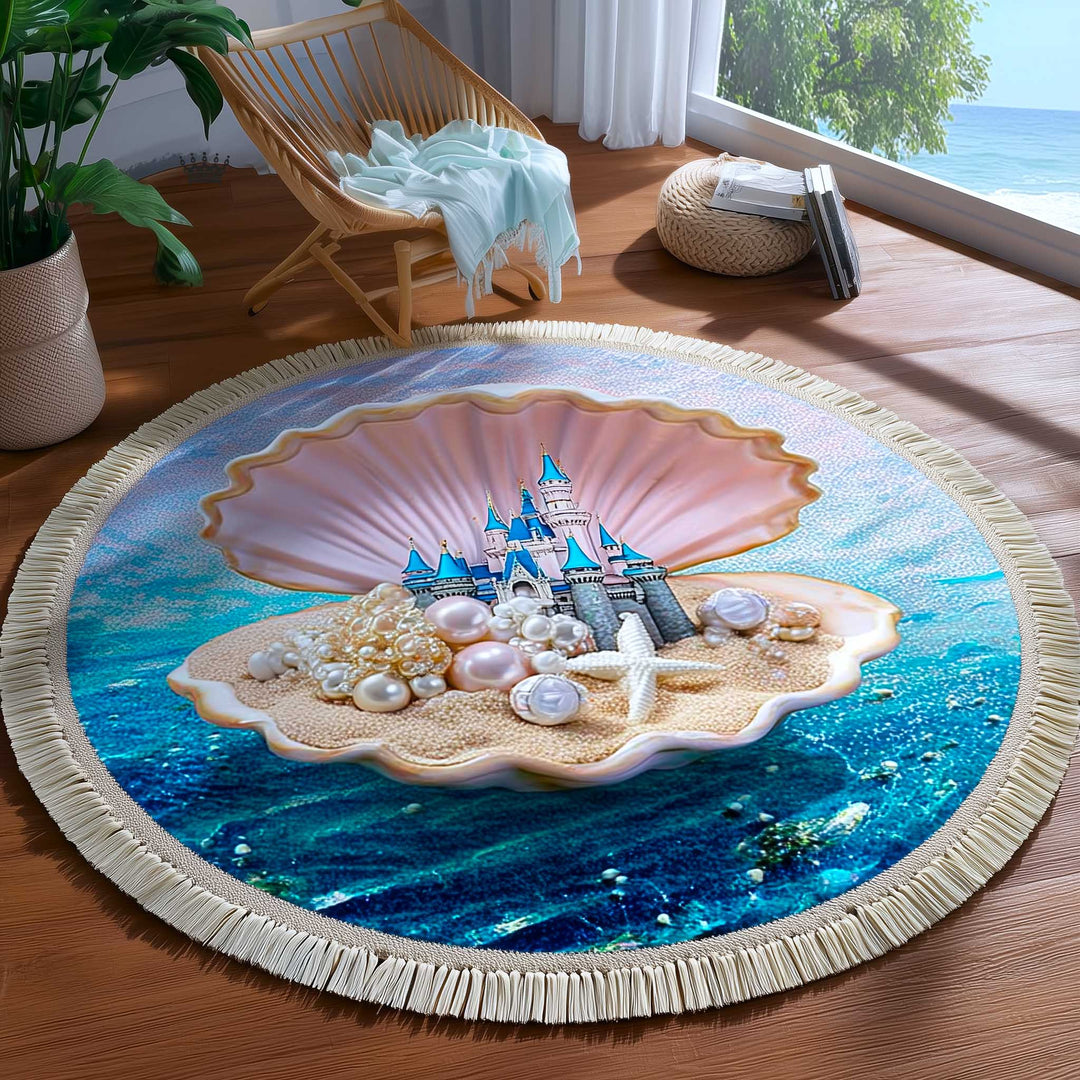 Ronde Strandhanddoek Ocean Breeze