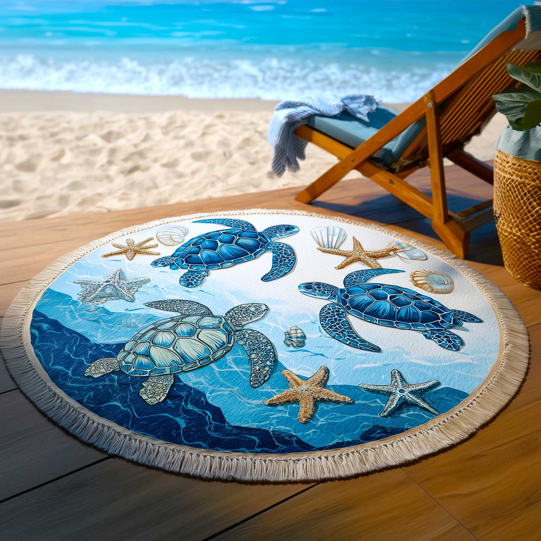 Ronde Strandlaken Ocean Breeze