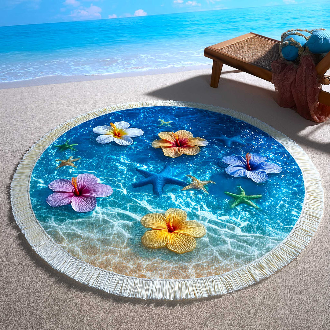 Ronde Strandhanddoek Ocean Breeze