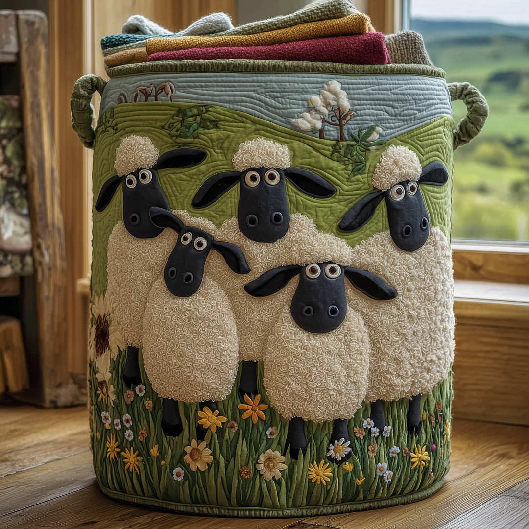Gekleed Wasmand Schaap Hemel