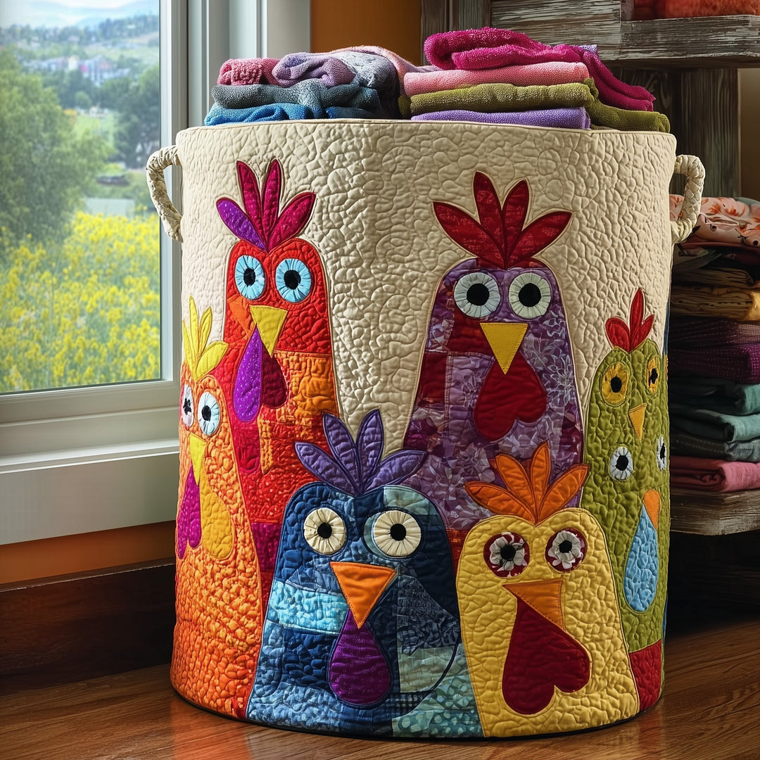 Funky Katoenen Wasmand met Kussen