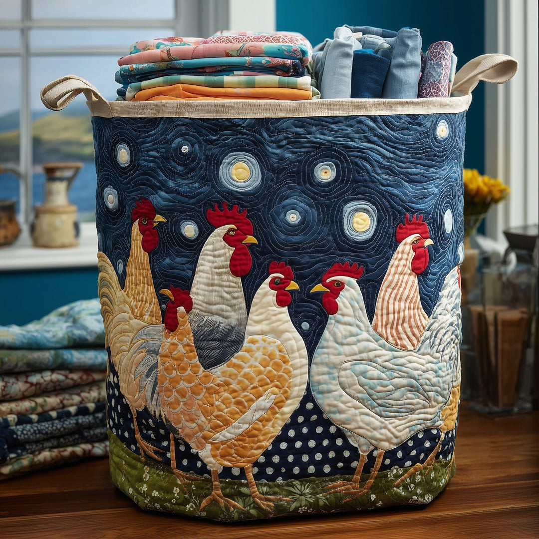 Dromende Kip Wasmand