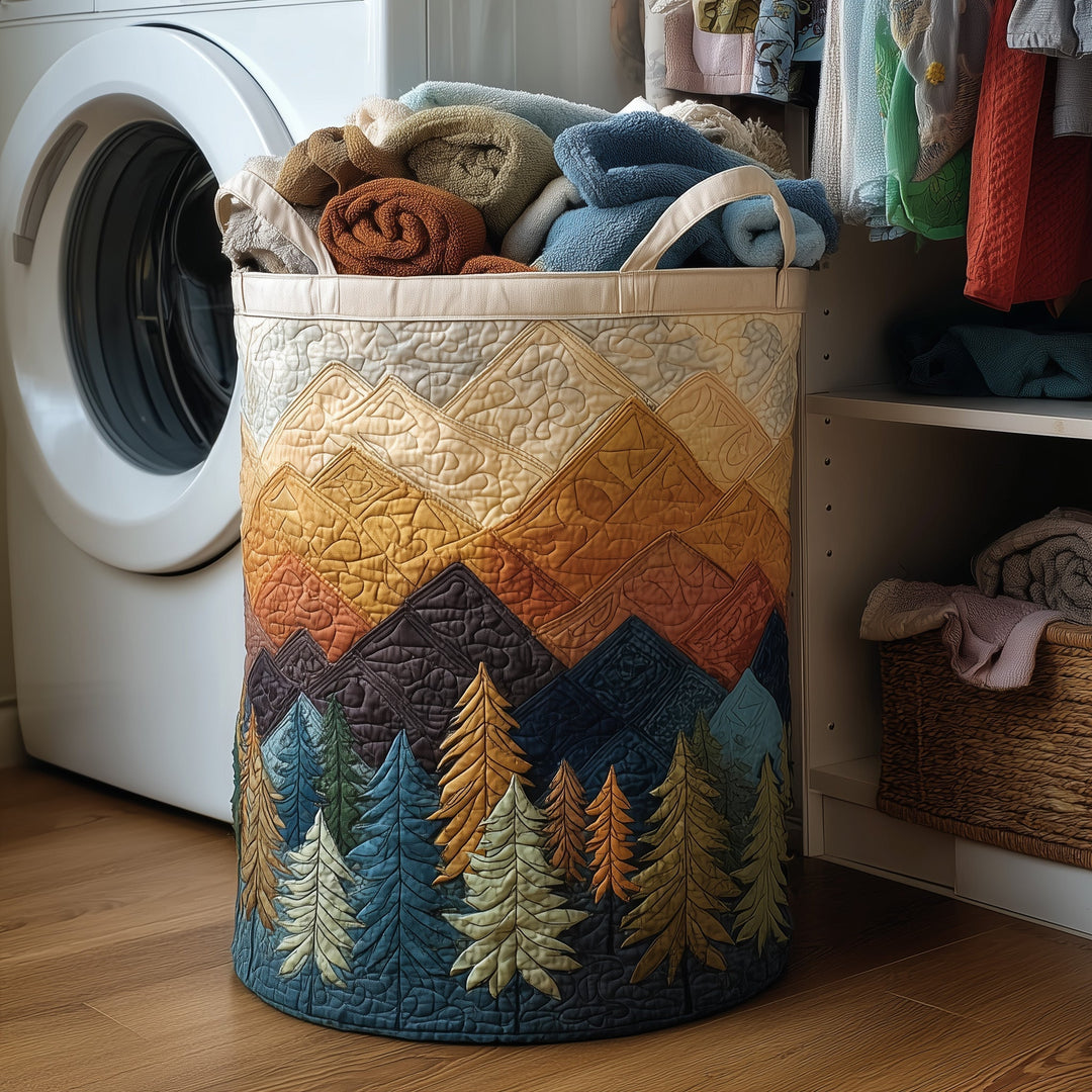Gequilt Wasmand Boslandschap