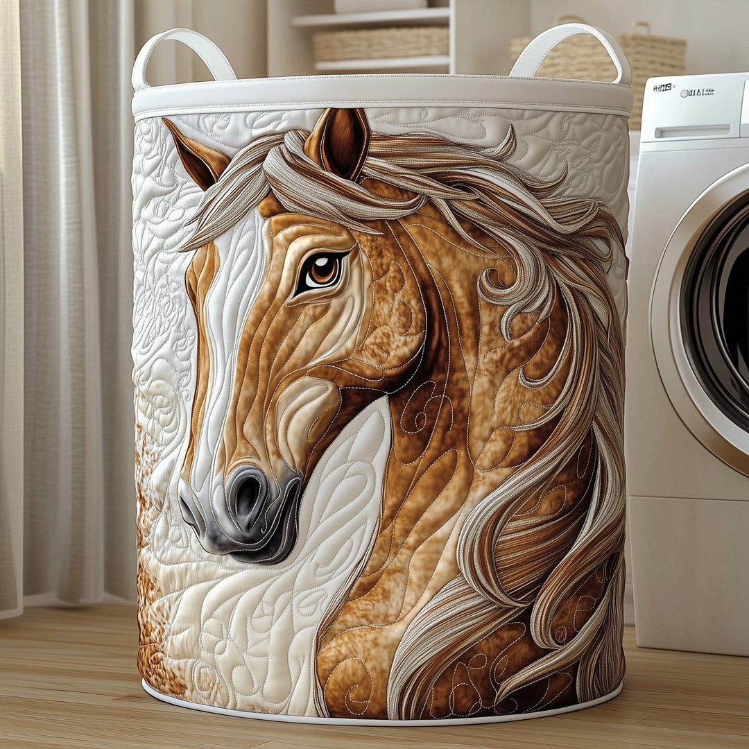 Gestoffeerde Wasmand Paard Funky