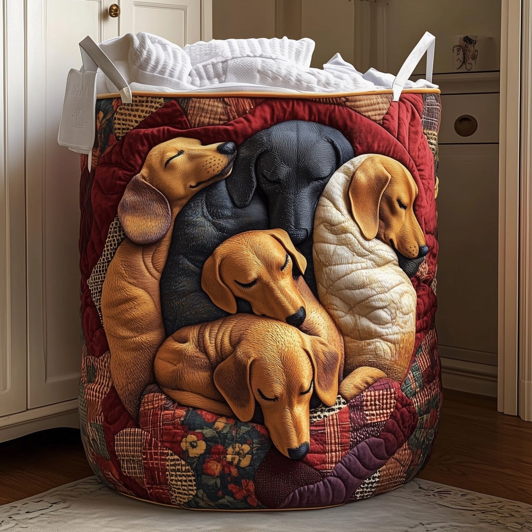 Dachshund Snooze Gewatteerde Wasmand