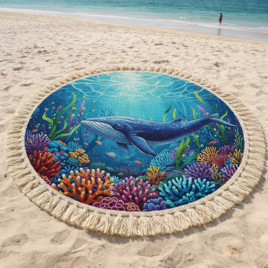 Ronde Strandhanddoek Mariene Leven