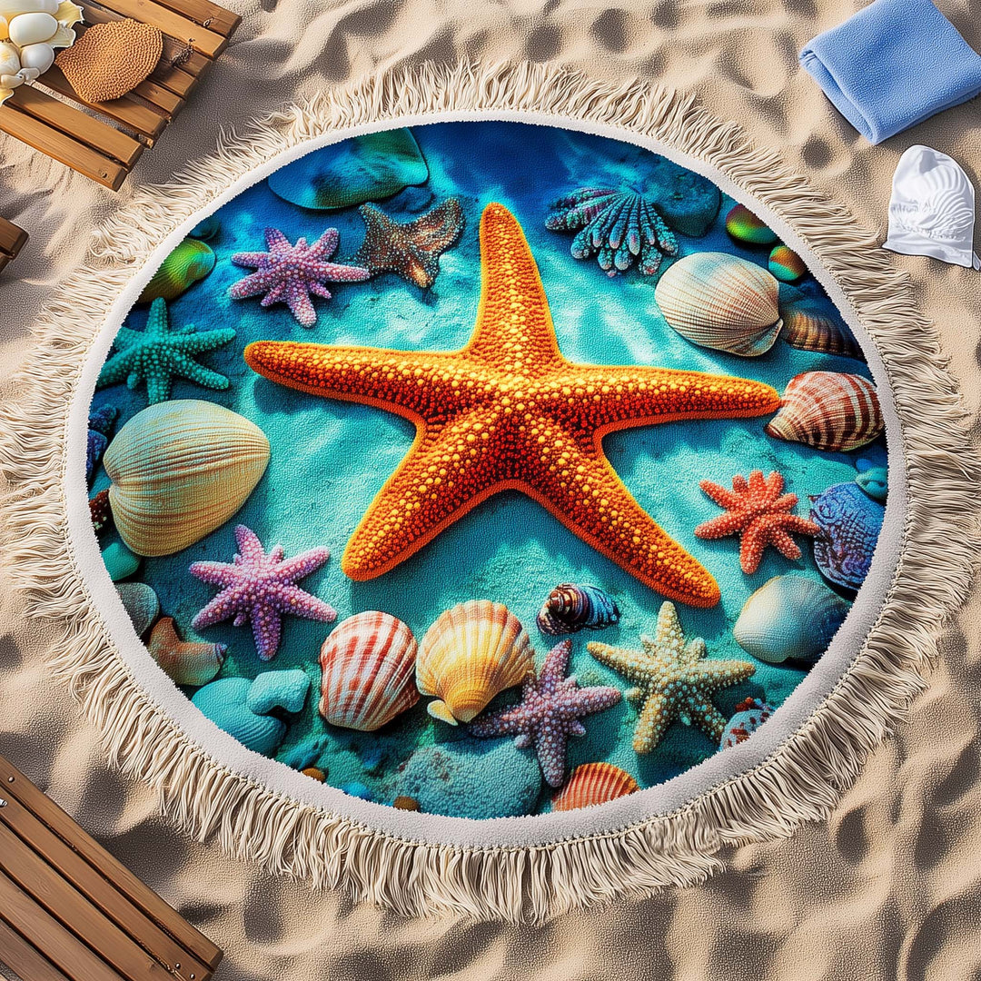Ronde Strandhanddoek Ocean Star