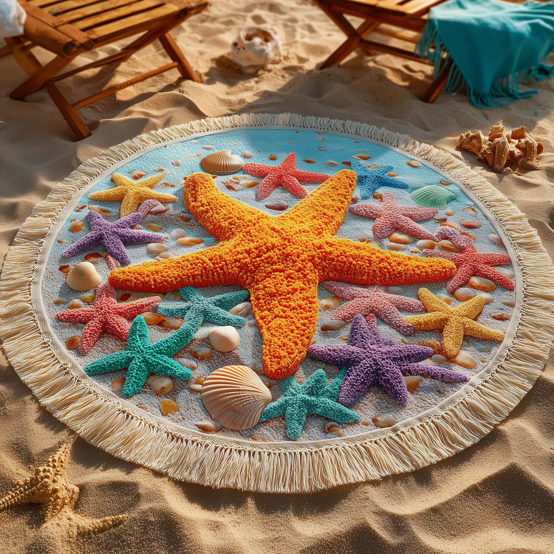 Ronde Strandhanddoek Ocean Star