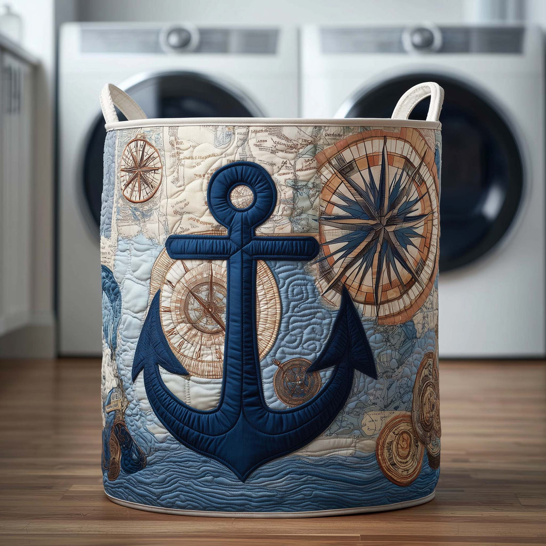 Gevoerde Wasmand Kompas Anker