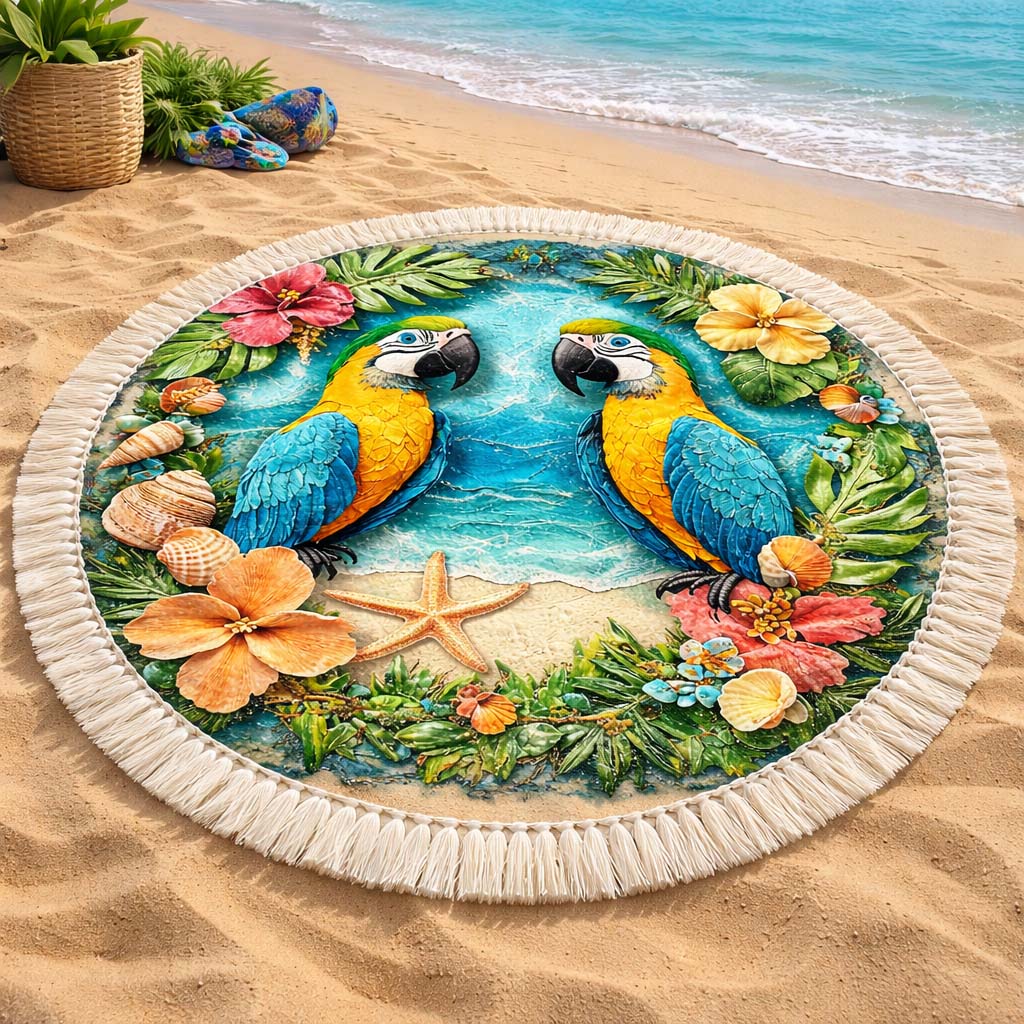 Kust Ronde Strandhanddoek
