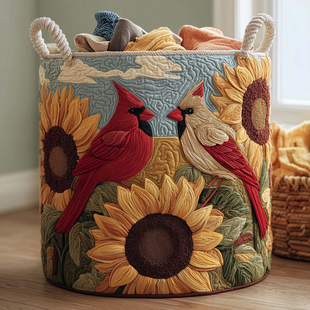 Cardinaal Gewatteerde Wasmand