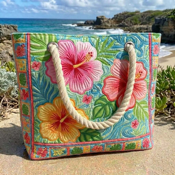 Gewatteerde Strandtas Tropische Vibes