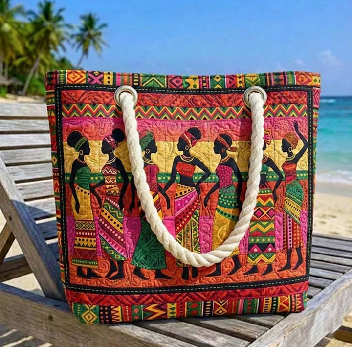 Gewatteerde Strandtas Melanin Queens