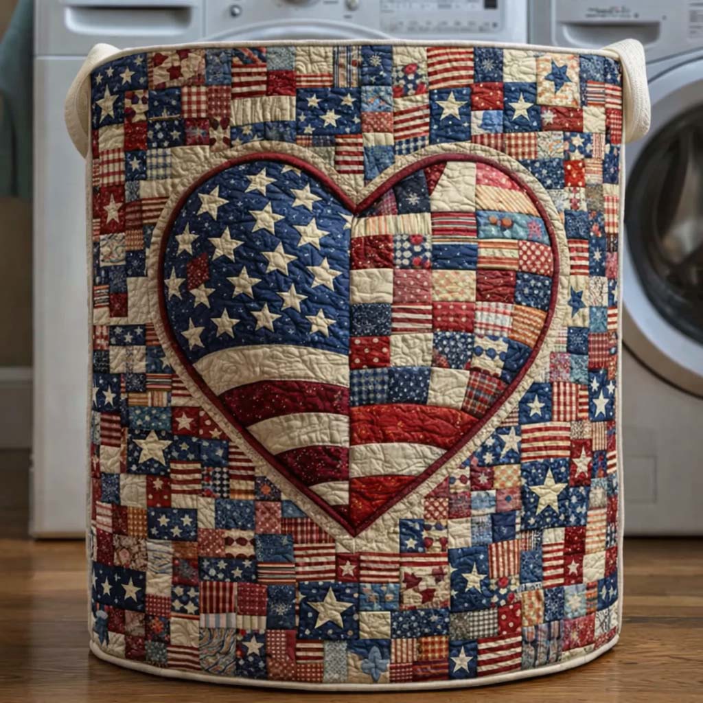 Liberty Heart Gewatteerde Wasmand