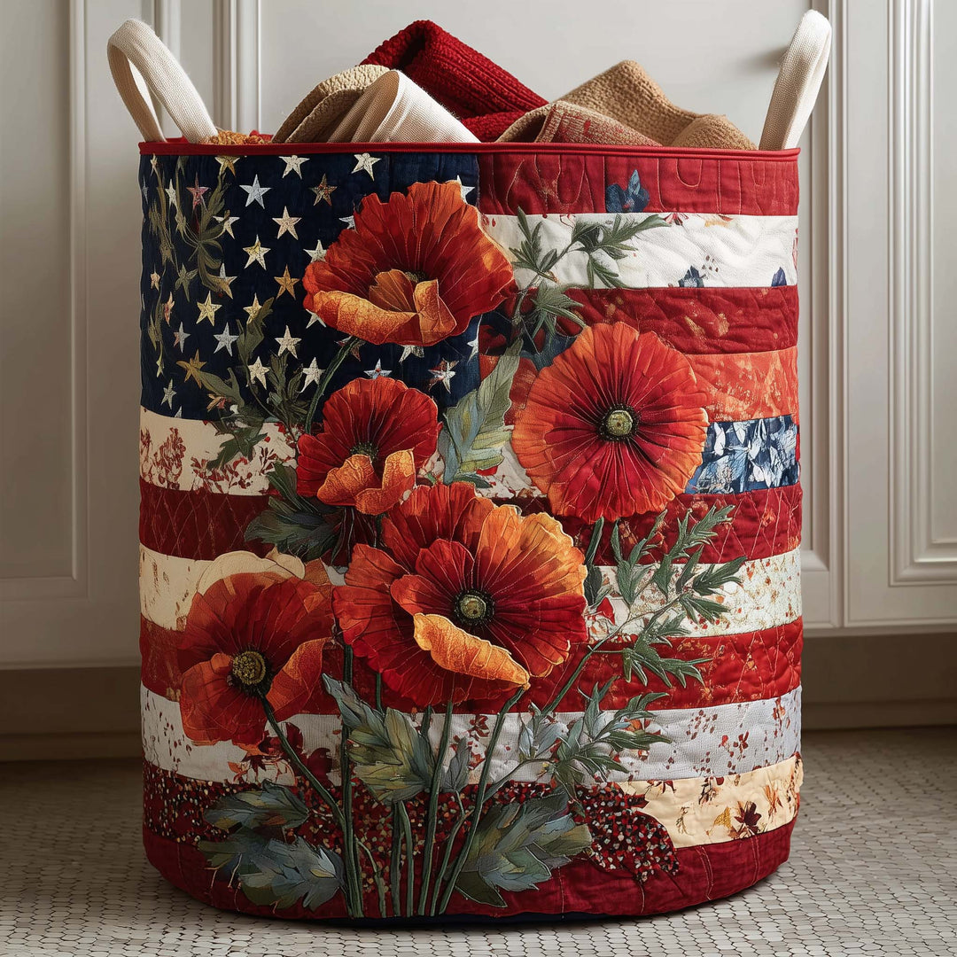 Liberty Poppy Gevoerde Wasmand