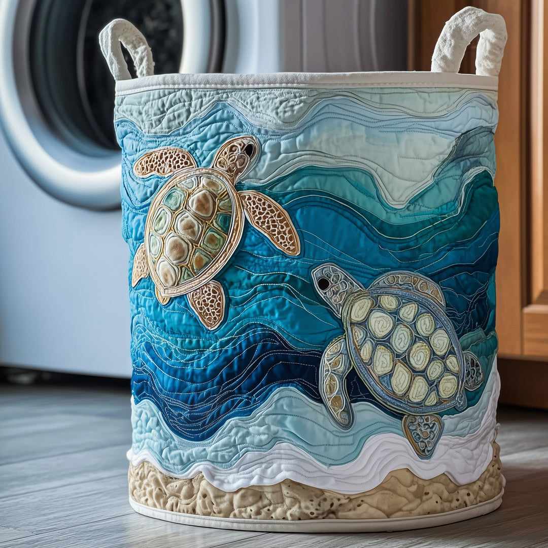 Gestoffeerde Wasmand Turtle Drift