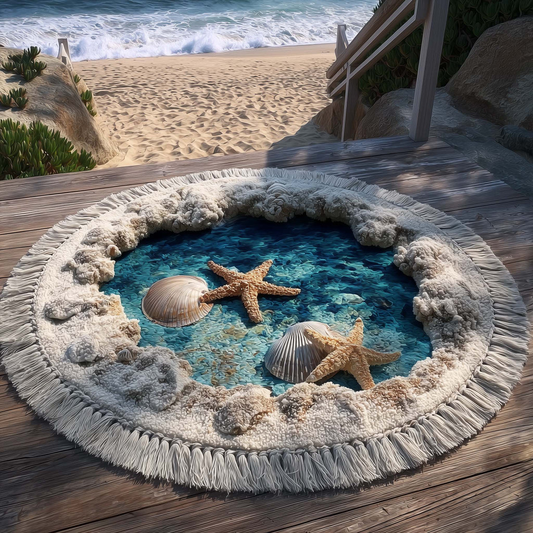 Ronde Strandhanddoek Kustcalm