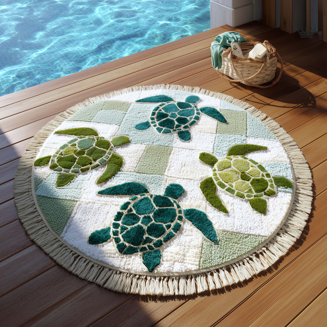 Ronde Strandhanddoek Tropic Nomad