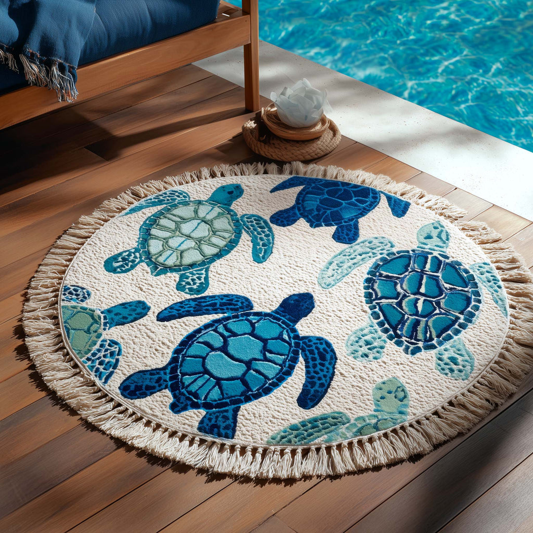Ronde Strandhanddoek Tropic Nomad