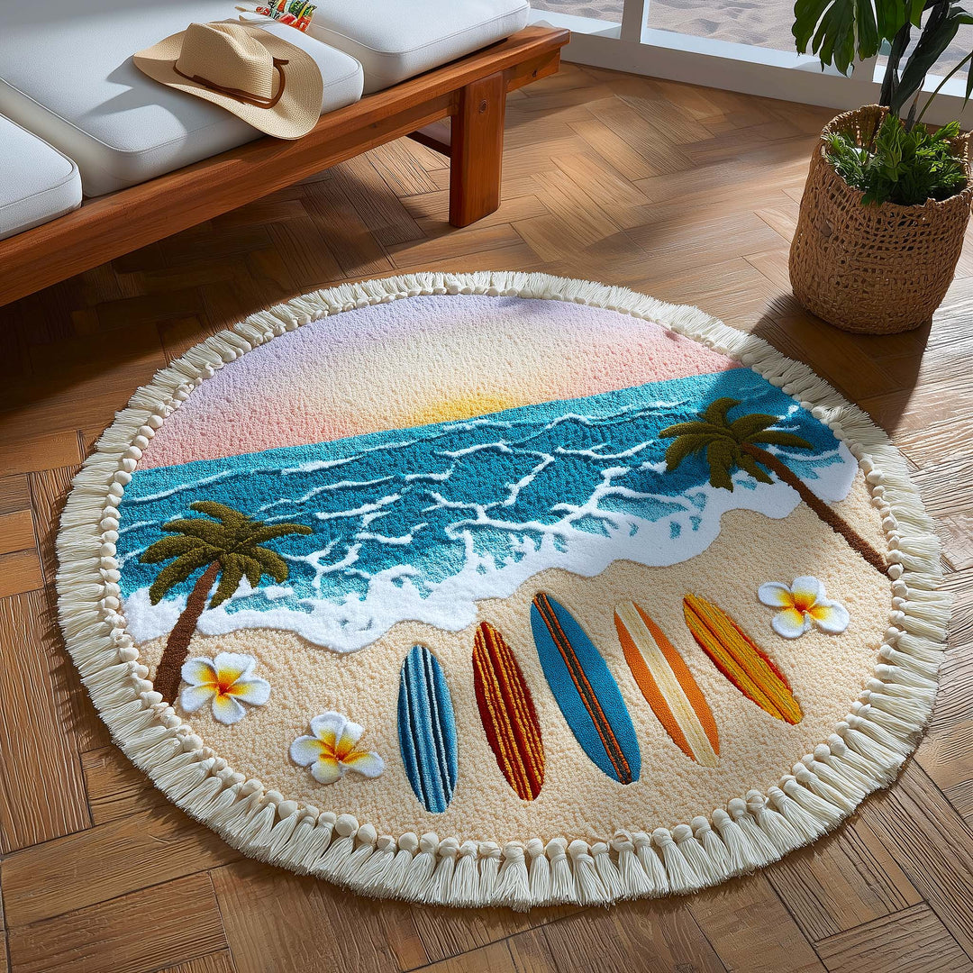 Ronde Strandhanddoek Sandy Haven