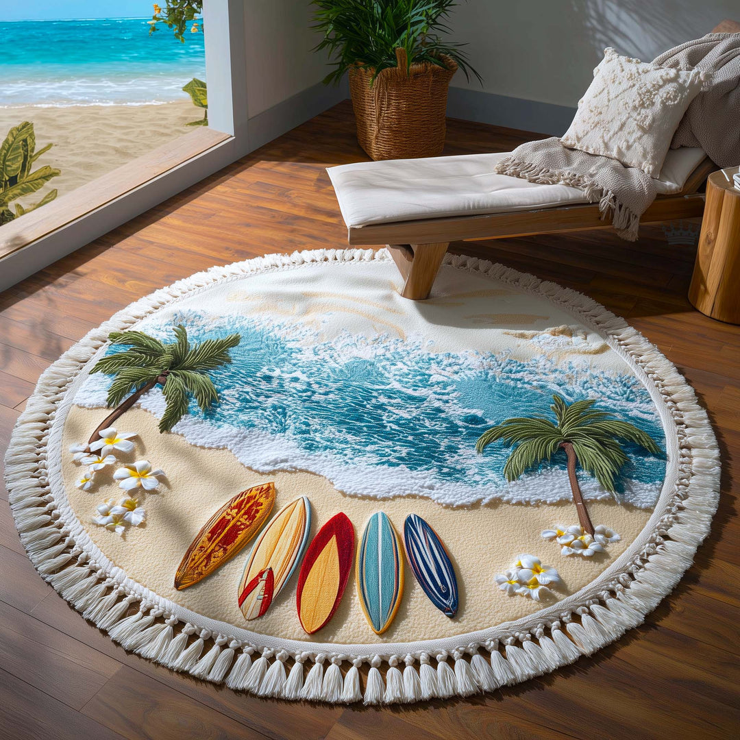 Ronde Strandhanddoek Sandy Haven