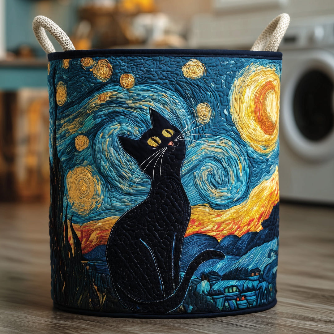Gevoerd Wasmand Kat Sterrennacht