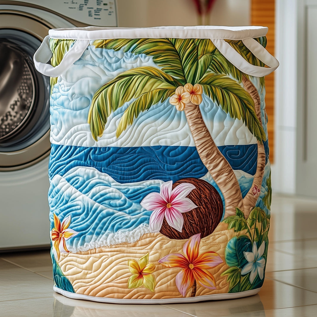 Gepolsterde Wasmand Plumeria Tropical