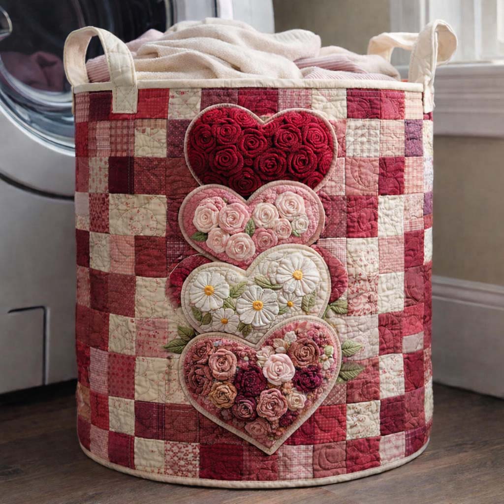 Bloemenwasmand Liefde Gequilte