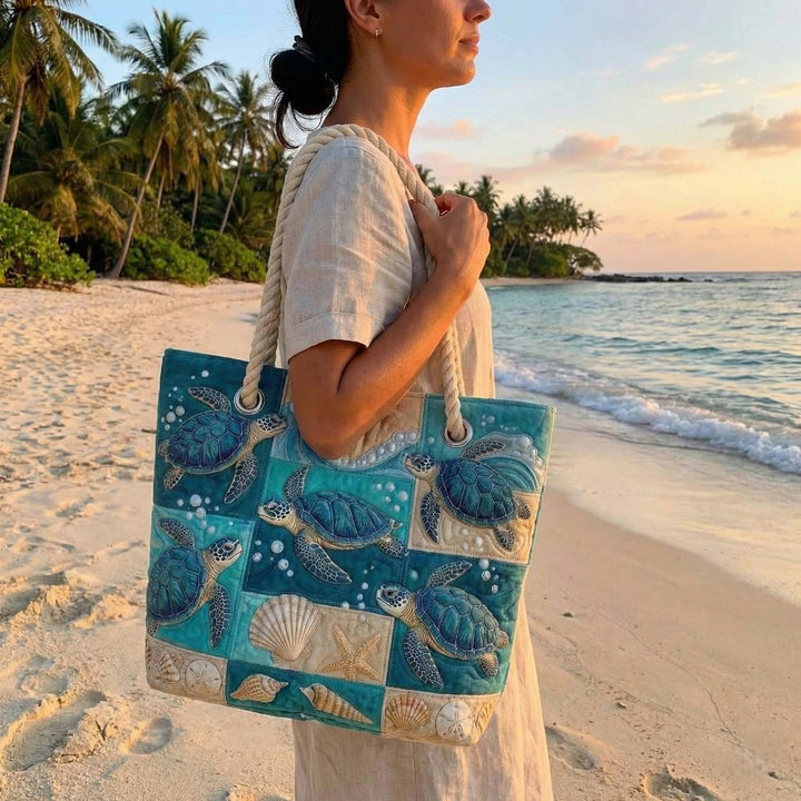 Gewatteerde Strandtas Turtle Bay