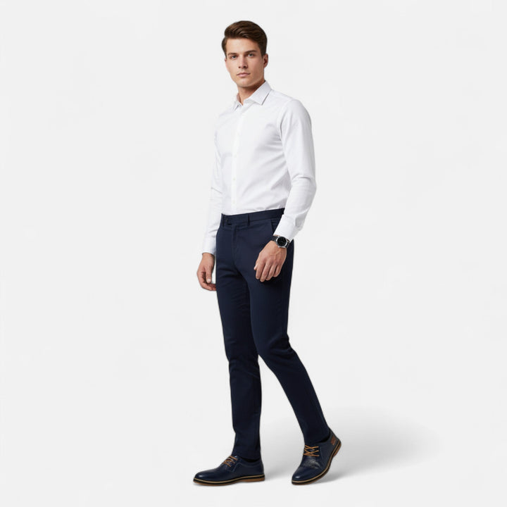 Victor - Elegante Handgemaakte Leren Schoenen voor Mannen