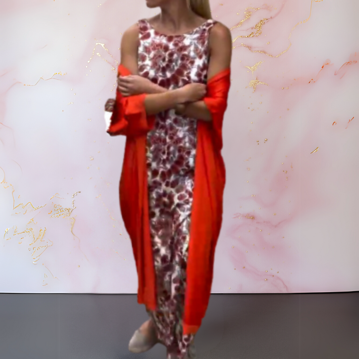 Melanie - Elegante Jurk Met Cardigan