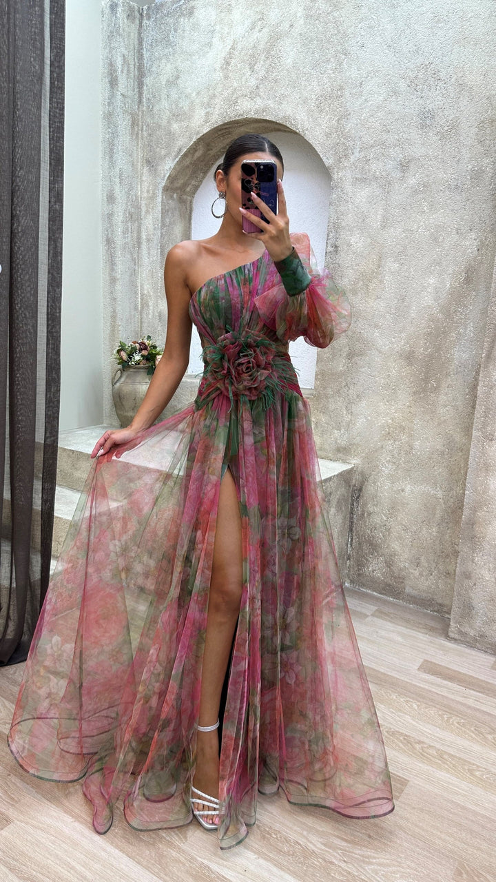 Natalie - Robe Elegantie Bloem