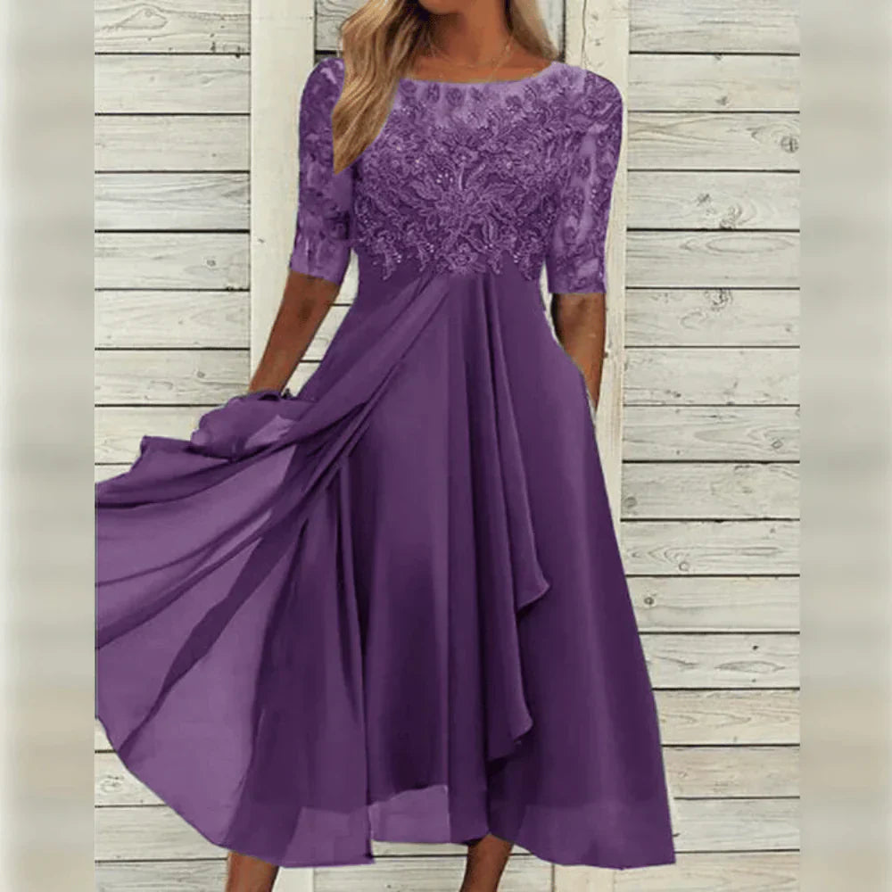 Mia - Robe Élégance Dentelle
