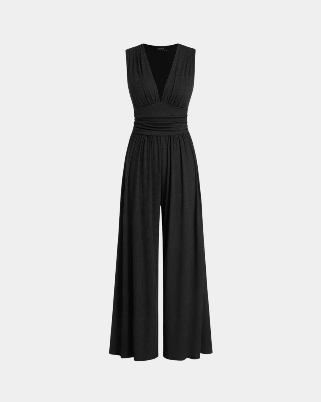 Sultana - Chique mouwloze jumpsuit met wijde benen